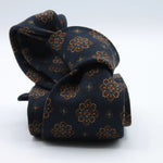 Cruciani &amp; Bella
Printed and Handmade in Italy
100% Wool
Unlined
Blue, Brown, Beige and Orange Motif Tie
8 cm x 150 cm
#9126