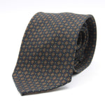 Cruciani &amp; Bella
Printed and Handmade in Italy
100% Wool
Unlined
Blue, Brown and Military Green Motif Tie
8 cm x 150 cm
#9192