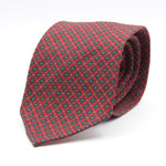 Cruciani &amp; Bella
Printed and Handmade in Italy
100% Wool
Unlined
Red Wine, Octanium and Orange Motif Tie
8 cm x 150 cm
#9195