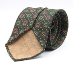 Cruciani &amp; Bella
Printed and Handmade in Italy
100% Wool
Unlined
Green and Orange Motif Tie
8 cm x 150 cm
#9189