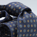 Cruciani &amp; Bella
100% Printed Hopsack Silk
Self Tipped
Handmade in England
Blue, Light Yellow, Light Blue and Orange Tie
Cm 152 X 8
#9010