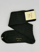 Cruciani & Bella - Ribbed Socks - Knee-High - One size