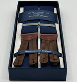 Albert Thurston - Elastic Braces - 35 mm - Blue Plain #6228