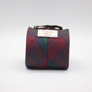 Red, Green and Blue Tartan Tie