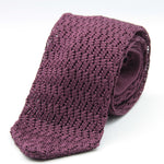 Cruciani &amp; Bella
100% Knitted Silk Tie
Purple Zig-Zag Patterned Tie
Handmade in Italy
6/7 cm x 146/147 cm

#8924